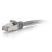 C2G 0.3m, CAT6, STP networking cable Grey U/FTP (STP)