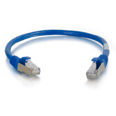 C2G 2ft Cat6 networking cable Blue 0.61 m S/FTP (S-STP)