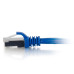 C2G 2ft Cat6 networking cable Blue 0.61 m S/FTP (S-STP)