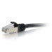 C2G 2ft Cat6 networking cable Black 0.61 m S/FTP (S-STP)