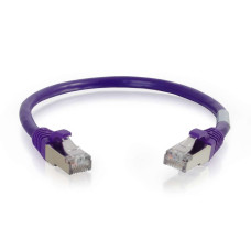 C2G 2ft Cat6 networking cable Purple 0.61 m S/FTP (S-STP)