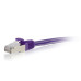 C2G 2ft Cat6 networking cable Purple 0.61 m S/FTP (S-STP)