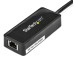 StarTech.com USB 3.0 to Gigabit Ethernet Adapter NIC w/ USB Port - Black
