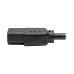 Tripp Lite Universal Computer Power Cord Lead Cable, 10A, 18AWG (NEMA 5-15P to IEC-320-C13), 0.31 m (1-ft.)