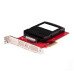 StarTech.com U.3 to PCIe Adapter Card, PCIe 4.0 x4 Adapter For 2.5