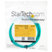 StarTech.com Fiber Optic Cable - 10 Gb Aqua - Multimode Duplex 50/125 - LSZH - LC/LC - 3 m~3m (10ft) LC/UPC to LC/UPC OM3 Multimode Fiber Optic Cable, Full Duplex 50/125µm Zipcord Fiber, 100G Networks, LOMMF/VCSEL, <0.3dB Low Insertion Loss, LSZH Fiber Pa