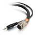 C2G 60048 video cable adapter 0.457 m VGA (D-Sub) + 3.5mm Black