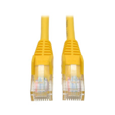 Tripp Lite N001-025-YW Cat5e 350 MHz Snagless Molded (UTP) Ethernet Cable (RJ45 M/M), PoE - Yellow, 25 ft. (7.62 m)