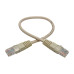 Tripp Lite N002-001-WH Cat5e 350 MHz Molded (UTP) Ethernet Cable (RJ45 M/M), PoE - White, 1 ft. (0.31 m)