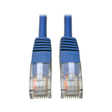 Tripp Lite N002-002-BL Cat5e 350 MHz Molded (UTP) Ethernet Cable (RJ45 M/M), PoE - Blue, 2 ft. (0.61 m)
