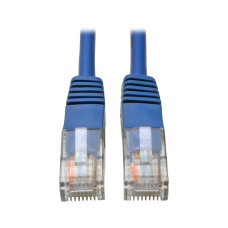 Tripp Lite N002-006-BL Cat5e 350 MHz Molded (UTP) Ethernet Cable (RJ45 M/M), PoE - Blue, 6 ft. (1.83 m)