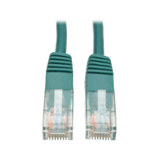 Tripp Lite N002-010-GN Cat5e 350 MHz Molded (UTP) Ethernet Cable (RJ45 M/M), PoE - Green, 10 ft. (3.05 m)