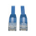 Tripp Lite N201-025-BL-FL Cat6 Gigabit Snagless Molded Flat (UTP) Ethernet Cable (RJ45 M/M), PoE, Blue, 25 ft. (7.62 m)
