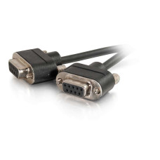 C2G 10ft DB9 serial cable Black 3.05 m