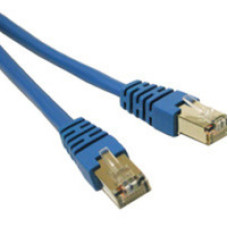 C2G 3ft Shielded Cat5E Molded Patch Cable networking cable Blue 0.915 m