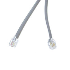 C2G 25ft RJ11 6p4c Modular Cable Straight networking cable Grey 7.62 m