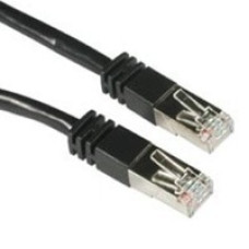 C2G 7ft Shielded Cat5E Molded Patch Cable networking cable Black 2.135 m