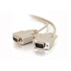 C2G 15ft DB9 M/F Extension Cable serial cable White 4.57 m DB-9