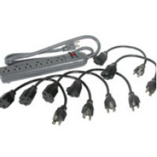 C2G Surge Suppressor Grey 6 AC outlet(s) 125 V