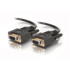 C2G 10ft DB9 F/F Cable - Black serial cable 3 m