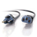 C2G 1ft Universal 18 AWG Power Cord (IEC320C13 -> NEMA 5-15P) Black 0.3 m