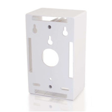 C2G Single Gang Wall Box White