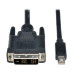 Tripp Lite P586-006-DVI Mini DisplayPort 1.2 to DVI Adapter Cable (M/M), 1080p, 6 ft. (1.8 m)