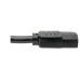 Tripp Lite P018-010 Power Cord C14 to C15 - Heavy-Duty, 15A, 250V, 14 AWG, 10 ft. (3.05 m), Black