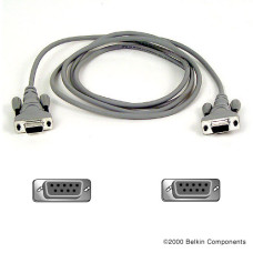 Belkin Pro Series Serial Direct Cable - 6 feet networking cable Grey 1.8 m