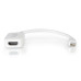 C2G 54314 video cable adapter 0.2 m Mini DisplayPort HDMI White