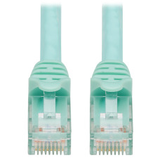 Tripp Lite N261-025-AQ Cat6a 10G Snagless UTP Ethernet Cable (RJ45 M/M), Aqua, 25 ft. (7.62 m)