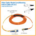 Tripp Lite N424-01M Fiber Optic Mode Conditioning Patch Cable (SC/LC), 1M (3 ft.)