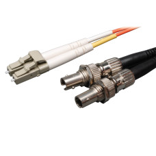 Tripp Lite N457-001-50 Duplex Multimode 50/125 Fiber Adapter (LC-ST M/F) 1 ft. (0.31 m)