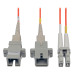 Tripp Lite N458-001-62 Duplex Multimode 62.5/125 Fiber Adapter (LC-SC M/F) 1 ft. (0.31 m)