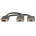 Tripp Lite P516-001 VGA Monitor Y Splitter Cable (HD15 M/2xF), 1 ft. (0.31 m)