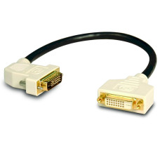 Tripp Lite P562-001-45L DVI Dual-Link Extension Adapter Cable with 45-Degree Left Plug (DVI-D M/F), 1 ft. (0.3 m)