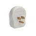 Tripp Lite SpikeCube Series 1-Outlet Personal Surge Protector, Direct Plug-In, 600 Joules, 2 Dignostic LEDs