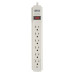Tripp Lite Protect It! 6-Outlet Surge Protector, 6-ft Cord, 790 Joules, Diagnostic LED, White Housing