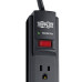 Tripp Lite Protect It! 6-Outlet Surge Protector, 6-ft. Cord, 790 Joules, Diagnostic LED, Black Housing