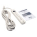 Tripp Lite Protect It! 7-Outlet Surge Protector, 25-ft. Cord, 1080 Joules, Light Gray Housing