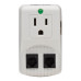 Tripp Lite Protect It! 1-Outlet Portable Surge Protector, Direct Plug-In, 600 Joules, Tel/Modem Protection