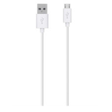 Belkin 1.2m USB 2.0 - microUSB m/m USB cable USB A Micro-USB B White