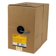 StarTech.com Bulk Cat 5e Ethernet Cable - 500 ft. - Solid - Plenum CMP - Blue