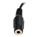Tripp Lite P316-06N 3.5 mm Mini Stereo to RCA Audio Y Splitter Adapter Cable (F/2xM), 6 in. (15.2 cm)