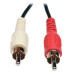 Tripp Lite P316-06N 3.5 mm Mini Stereo to RCA Audio Y Splitter Adapter Cable (F/2xM), 6 in. (15.2 cm)