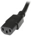 StarTech.com 10ft (3m) Power Extension Cord, C14 to C13, 10A 125V, 18AWG, Computer Power Cord Extension, IEC-320-C14 to IEC-320-C13 AC Power Cable Extension for Power Supply, UL Listed