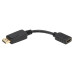 Tripp Lite P136-000 DisplayPort to HDMI Video Adapter Video Converter (M/F), HDCP, Black, 6 in. (15 cm)