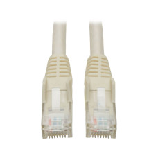 Tripp Lite N201-003-WH Cat6 Gigabit Snagless Molded (UTP) Ethernet Cable (RJ45 M/M), PoE, White, 3 ft. (0.91 m)