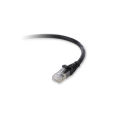 Belkin Cat. 6a Patch Cable, RJ-45 Male, RJ-45 Male, 20ft, Black networking cable 6.09 m