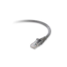 Belkin Cat.6a Patch Cable, 1 x RJ-45 Male, 1 x RJ-45 Male, 10ft, Grey networking cable 3 m